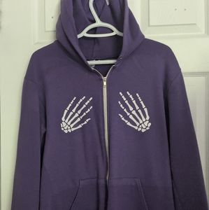 Zip up hoodie